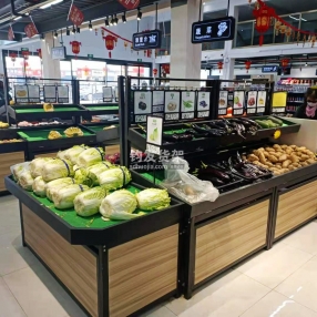 青島超市蔬菜貨架